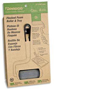 83695 Earth Friendly Painting Flocked Foam Roller & Tray