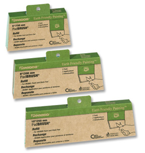 Earth Friendly Painting PadBRUSH Refills