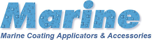 Marine applicators for ships, oil rigs, small watercraft, docks, decks, and conduits