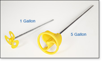 1 Gallon Paint Mixer and 5 Gallon Paint Mixer