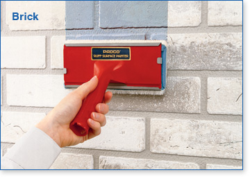Padco Ruff Surface Painter on Brick