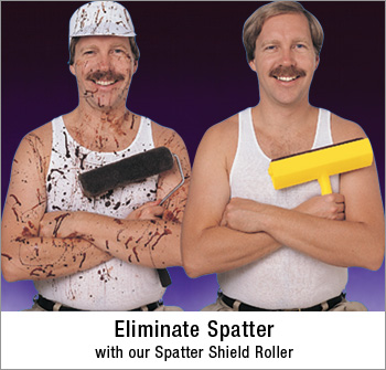 Eliminate Roller Spatter with Padco Spatter Shield Rollers