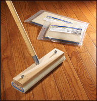 Wood Block Applicator with Nylfoam Pads